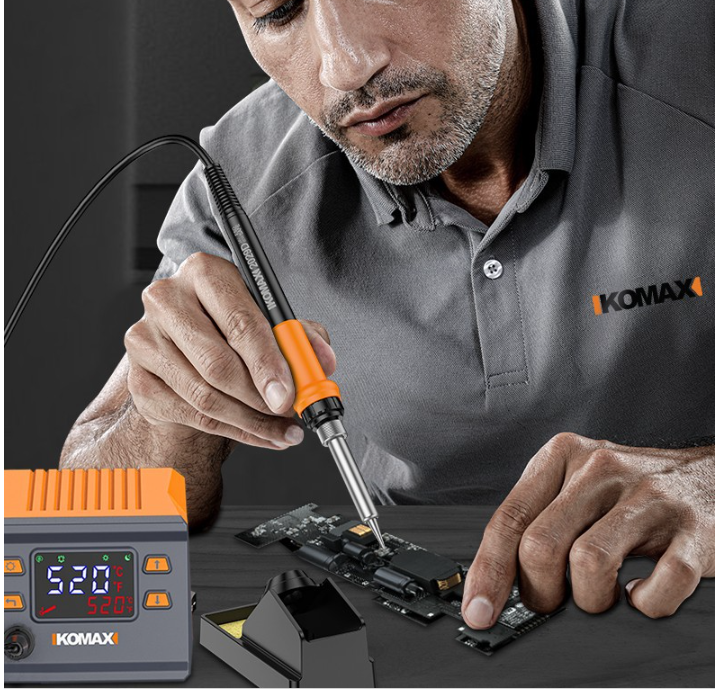 Load image into Gallery viewer, Komax 60W Digital Display Smart Soldering Iron Station 100°C - 520°C
