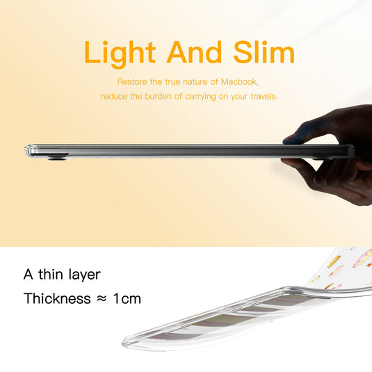 Apple MacBook Pro 14.2" (A2442 & A2779 & A2918 & A2992) - Cute Cartoon Transparent Shockproof & Slim Case