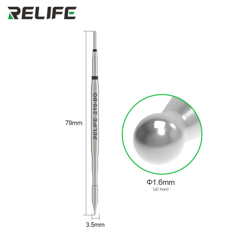 Chargez l&#39;image dans la visionneuse de la galerie, [RELIFE 210-BO] RELIFE C210 Replacement Soldering Iron Tips –  C210 Ball Head Heating Core
