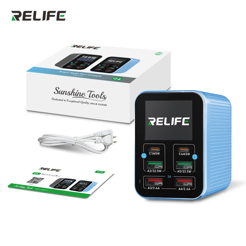 Load image into Gallery viewer, [Q4] RELIFE 72W Smart 6-Port Fast Charger
