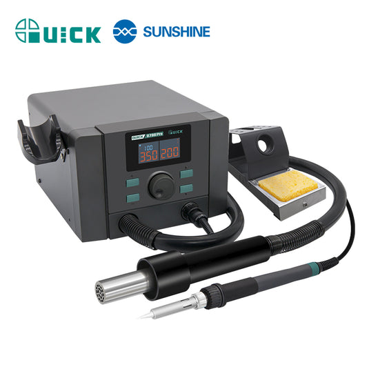 [QUICK 8686 Pro] QUICK Two-in-One Repair System hot air rework Heat Gun and soldering functions in one intelligent station