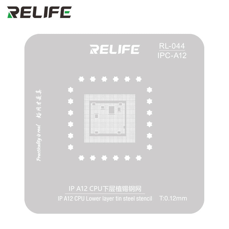 Cargue la imagen en el visor de la galería, [RL-601MA] Relife RL-601MA iPhone CPU Lower Layer Tin Planting Platform Set for iPhone 8 to 17Pro Max A11 to A19 Pro
