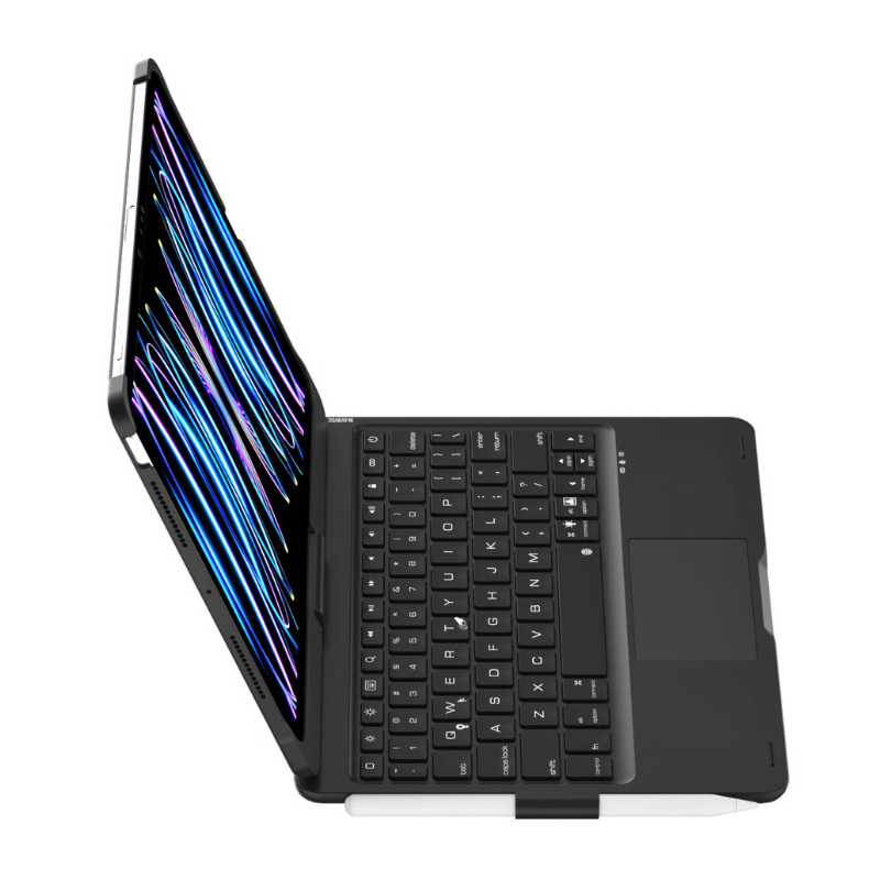 Cargue la imagen en el visor de la galería, 360 Degree Rotating Wireless Touchpad Keyboard Cover Case for iPad 7/8/9 10.2&#39;&#39; 7/8/9th Gen 2019/2020/2021 - KIBO
