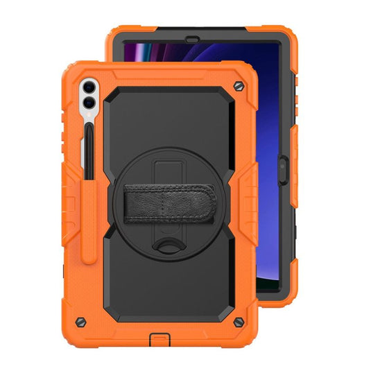 [Built-in Stand] Samsung Galaxy Tab S9/S9 FE/S10 FE 11” - 360 Degree Stand PC + Silicone Shockproof Case With Strap - Polar Tech Australia