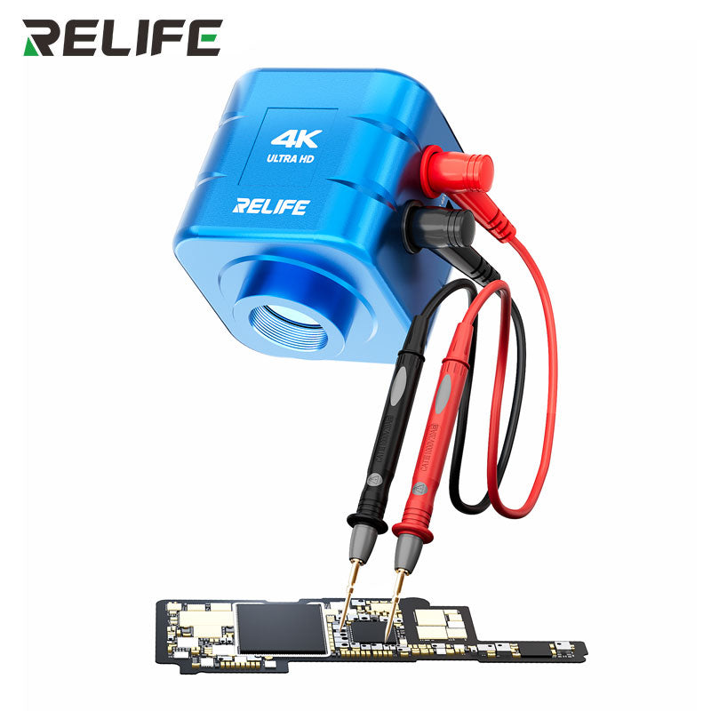 Cargue la imagen en el visor de la galería, [MC2] RELIFE Multi-Function 4K Digital Microscope Camera with Built-In Multimeter

