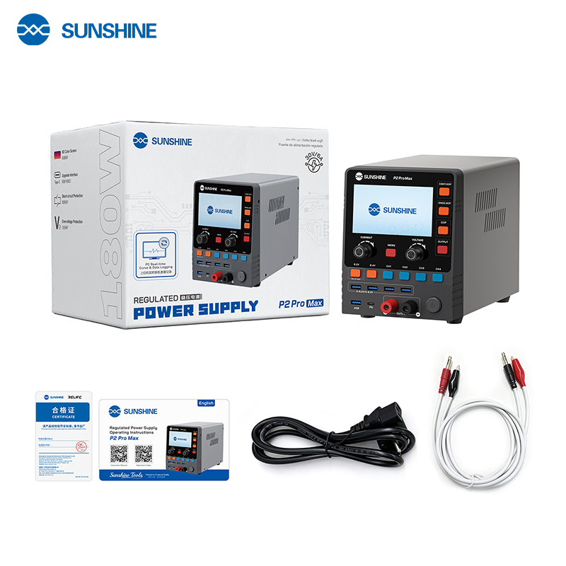 Cargue la imagen en el visor de la galería, [P2 Pro Max] SUNSHINE 330W 4-Segment Storage Channel High Precision Adjustable DC Stabilized Power Supply
