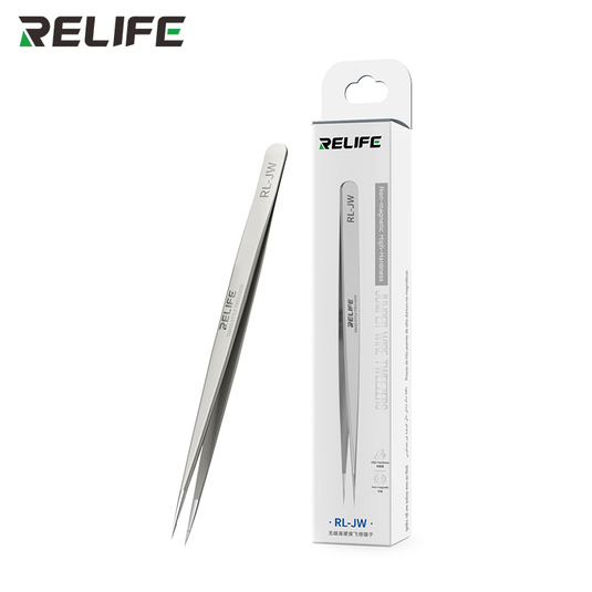 [RL-JW] RELIFE High-Precision Non-Magnetic Stainless Steel Flywire Tweezers - Polar Tech Australia