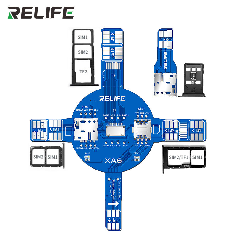 Chargez l'image dans la visionneuse de la galerie, [XA6] RELIFE Dual SIM Card Signal Test Board for iPhone Android

