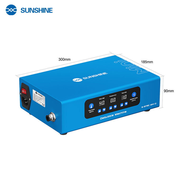 Load image into Gallery viewer, [S-978C] SUNSHINE S-978C Mini V2.0 7-inch Digital Pressure-Adjustable Mini Defoamer for Curved Screen / Flat Screen
