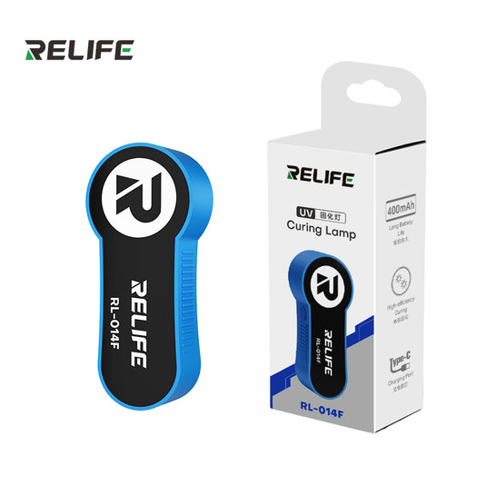 [RL-014F] Relife Rechargeable 395nm Dual LEDs Band Mini UV Curing Lamp for PCB Repair