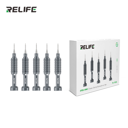 [RL-730A] RELIFE Steel Cannon King – Classic Series Screwdriver Set - Polar Tech Australia