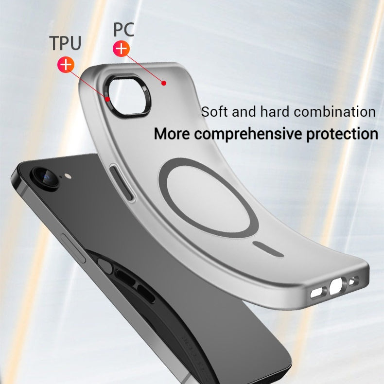 Cargue la imagen en el visor de la galería, [Magsafe Compatible] Apple iPhone 16e Semi-Transparent Full-Protection Matte Shockproof Essentials Series Case - Polar Tech Australia
