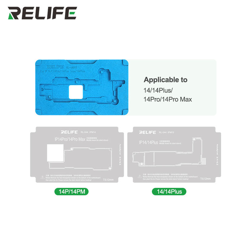 Cargue la imagen en el visor de la galería, [RL-601T] RELIFE iPhone 16 Series Mid-Tier Motherboard Repair Fixture Set
