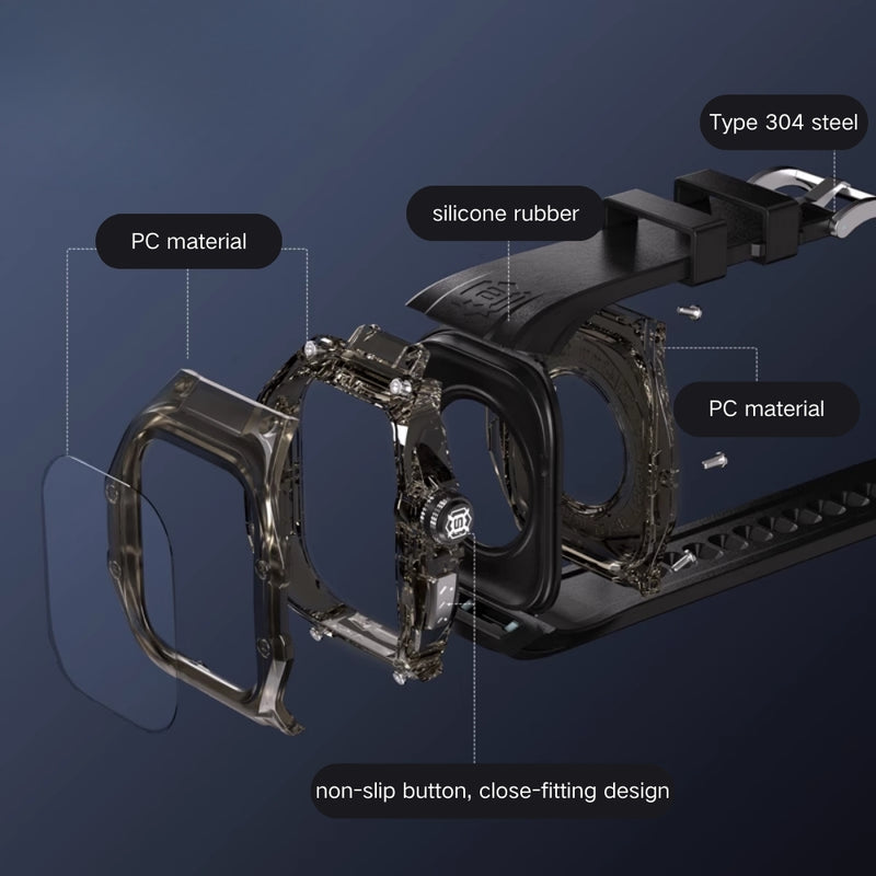 Load image into Gallery viewer, [IP68 Waterproof] Apple Watch Series 10 42mm 46mmm - All-in-One Diving &amp; Rainproof Waterproof Watch Band With Shell &amp; Film
