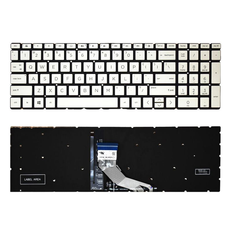 Load image into Gallery viewer, HP 15-DR 15-DK TPN-W142 TPN-Q229 TPN-C134 TPN-Q210 17-BY 15S-DY 15S-DU 15S-GR Series - Laptop Keyboard With Back Light US Layout - Polar Tech Australia
