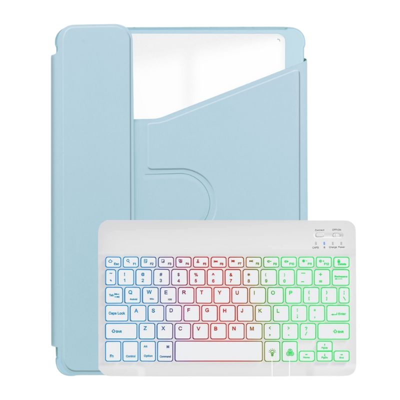 Load image into Gallery viewer, [Detachable Keyboard][With Backlit] Samsung Galaxy Tab S9 Plus/S9 FE Plus 12.4&quot; - 360 Degree Rotating Magnetic Flip Cover Case With Pen Slot - Polar Tech Australia
