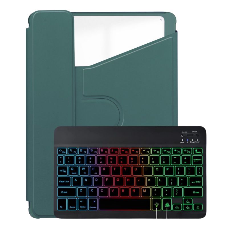 Load image into Gallery viewer, [Detachable Keyboard][With Backlit] Samsung Galaxy Tab S9 Plus/S9 FE Plus 12.4&quot; - 360 Degree Rotating Magnetic Flip Cover Case With Pen Slot - Polar Tech Australia
