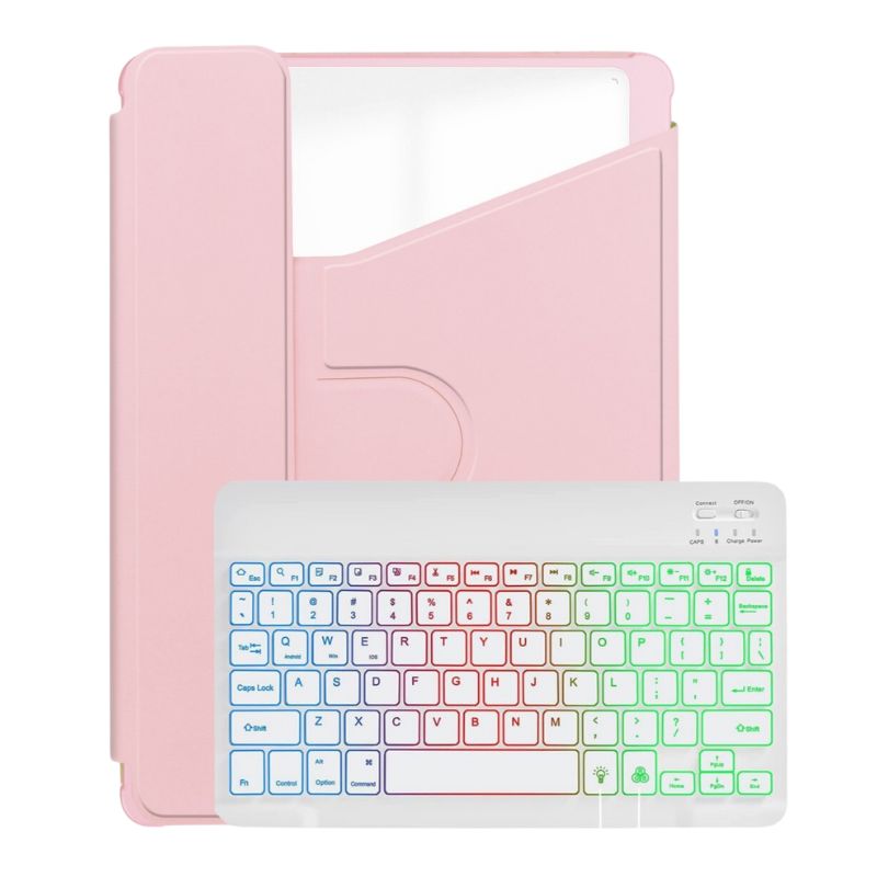 Load image into Gallery viewer, [Detachable Keyboard][With Backlit] Samsung Galaxy Tab S9 Plus/S9 FE Plus 12.4&quot; - 360 Degree Rotating Magnetic Flip Cover Case With Pen Slot - Polar Tech Australia
