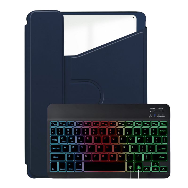 Load image into Gallery viewer, [Detachable Keyboard][With Backlit] Samsung Galaxy Tab S9 Plus/S9 FE Plus 12.4&quot; - 360 Degree Rotating Magnetic Flip Cover Case With Pen Slot - Polar Tech Australia

