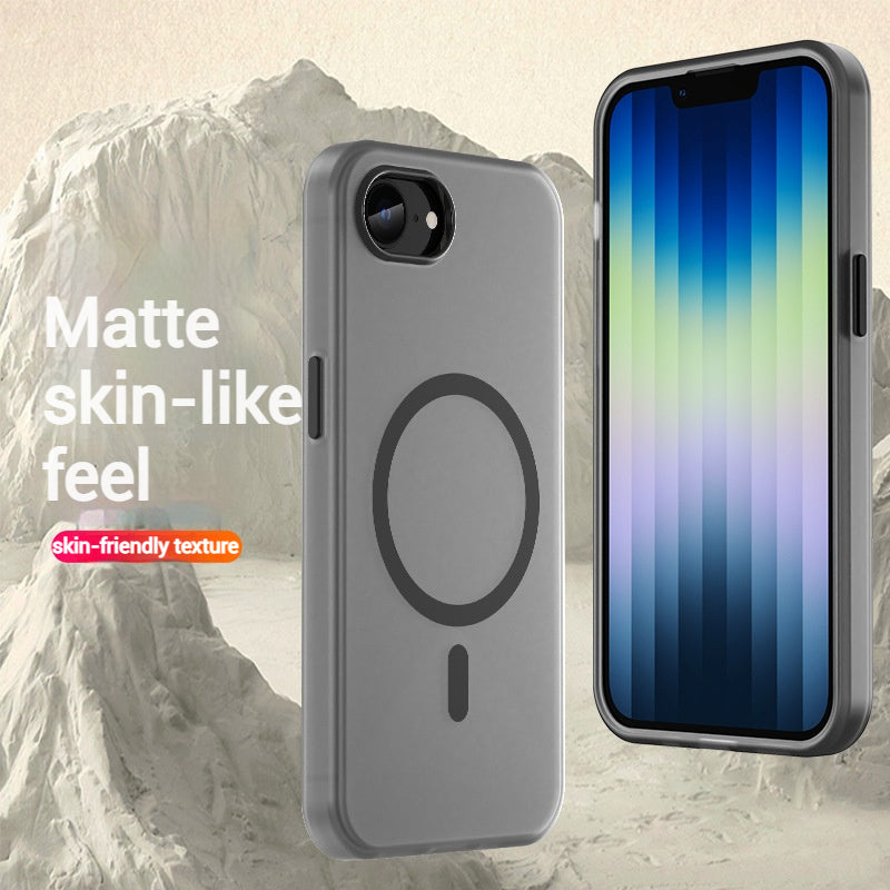Cargue la imagen en el visor de la galería, [Magsafe Compatible] Apple iPhone 16e Semi-Transparent Full-Protection Matte Shockproof Essentials Series Case - Polar Tech Australia
