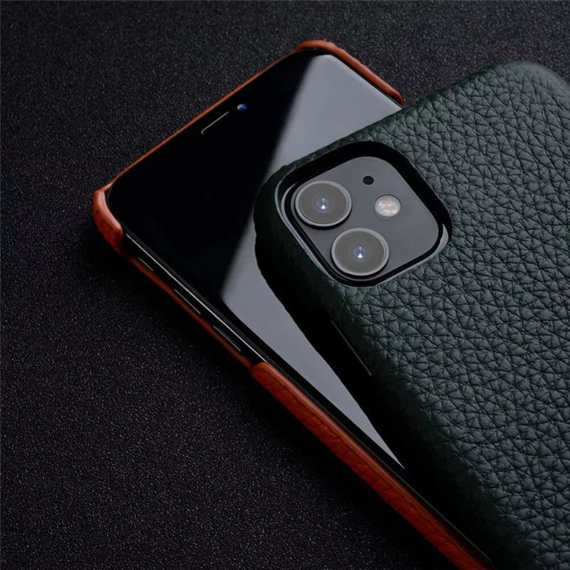 Load image into Gallery viewer, [Magsafe Compatible] Apple iPhone 16/Plus/Pro/Max - Melkco Business Drop Proof Cowhide + PC Genuine Leather Series Case - Polar Tech Australia
