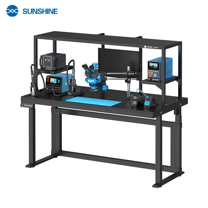 Load image into Gallery viewer, [M1 Pro] Sunshine Intelligent 72cm to 117cm Height-Adjustable Repair Table for Expanded Work Area
