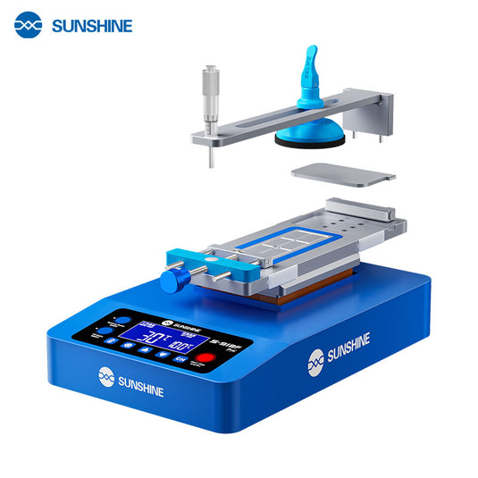 [S-918F Pro] SUNSHINE 9-inch Strong Silent Noise-Reducing Electronic Brake LCD Screen Heating Separator