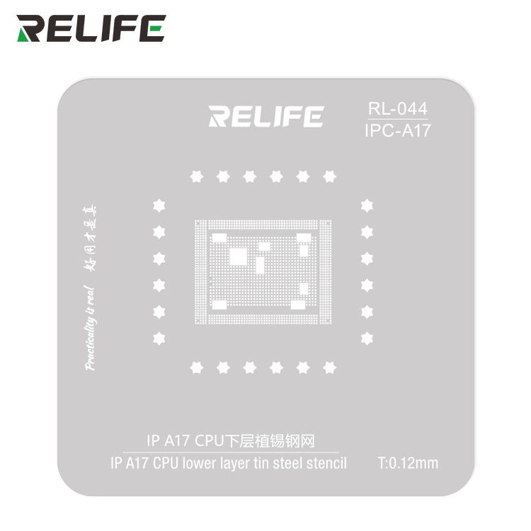 Cargue la imagen en el visor de la galería, [RL-601MA] Relife RL-601MA iPhone CPU Lower Layer Tin Planting Platform Set for iPhone 8 to 17Pro Max A11 to A19 Pro
