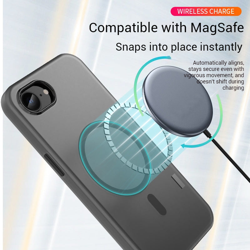 Cargue la imagen en el visor de la galería, [Magsafe Compatible] Apple iPhone 16e Semi-Transparent Full-Protection Matte Shockproof Essentials Series Case - Polar Tech Australia
