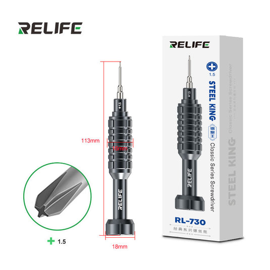 [RL-730] Relife RL-730 Steel Cannon King Classic Series Strong Magnetic S2 Bits Screwdriver