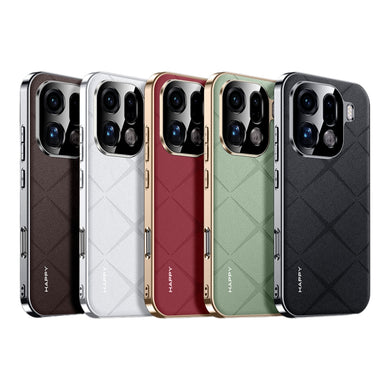 OPPO Find X9 Pro - Plain Leather PC Phone Case