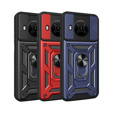 Nokia C30 - Heavy Duty Ring Holder Case with Shockproof & Camera Guard Design
