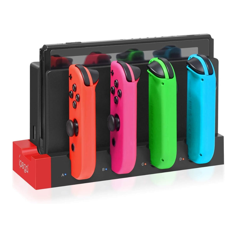 Load image into Gallery viewer, Compatible with Nintendo Switch JoyCon Charging Dock 1-4pcs Joy Con Charging Dock with Individual LED Indicator for Nintendo Switch Joy-Con
