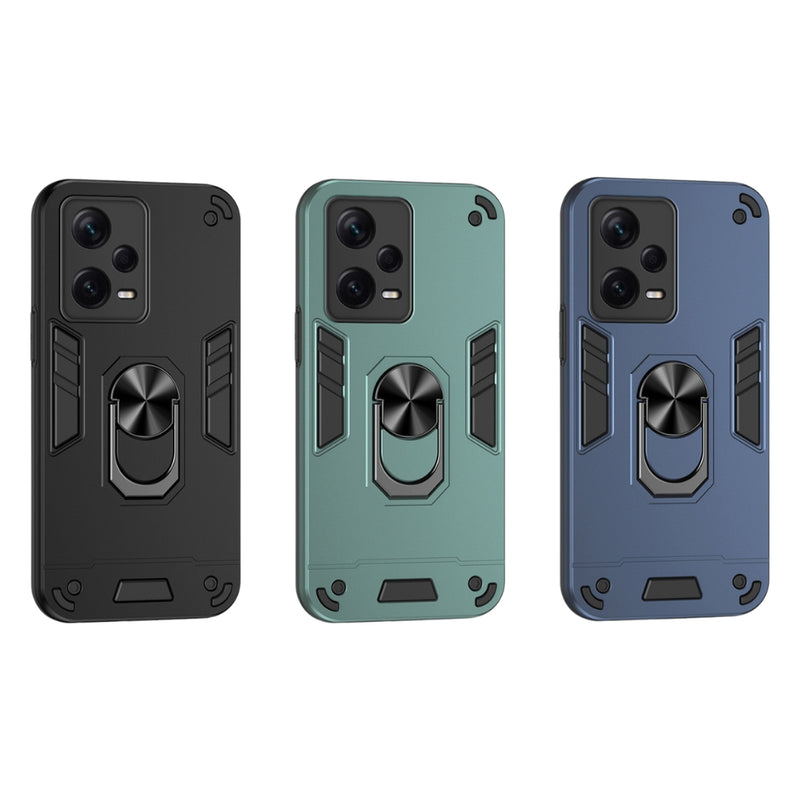 Chargez l&#39;image dans la visionneuse de la galerie, Xiaomi Redmi Note 12 5G - Shockproof Metal Ring Holder Phone Case
