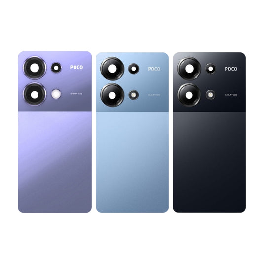 [With Camera Lens] Xiaomi Poco M6 Pro 4G - Back Rear Battery Panel Cover