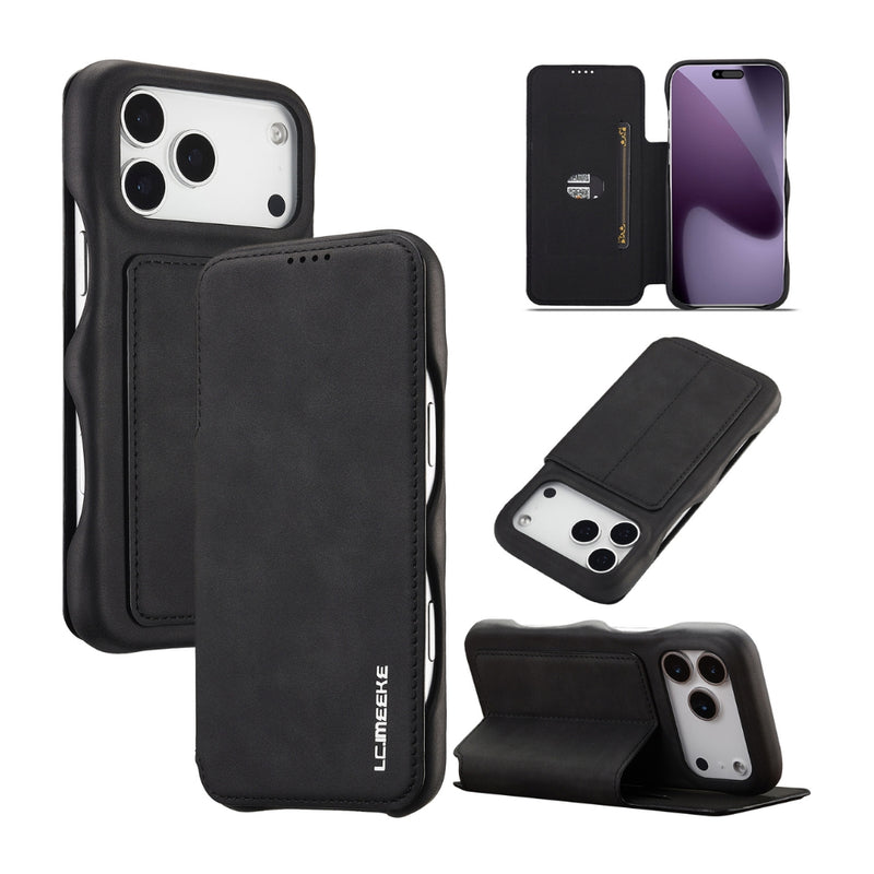 Chargez l'image dans la visionneuse de la galerie, Apple iPhone 18 Pro Max - LC.IMEEKE Hon Ancient Series Flip Leather Phone Case
