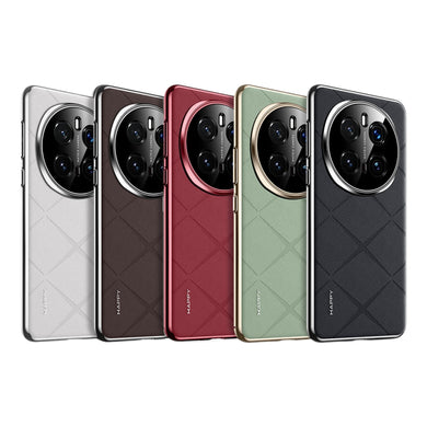 Honor Magic7 Pro (PTP-N49, PTP-AN10) - Plain Leather PC Phone Case
