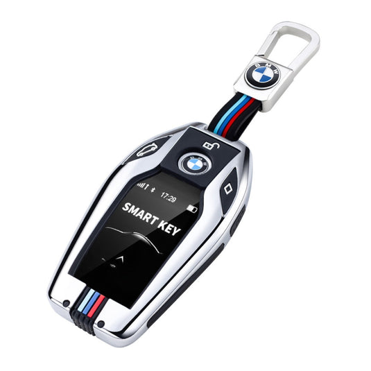 BMW Metal Shell & Soft Silicone Full Protection Car Key Fob Case Cover For 5, 6, 7 Series, X3, X5, X6, X7