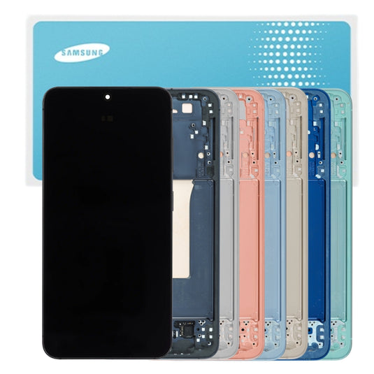 [Samsung Service Pack] Samsung Galaxy S25 Plus 5G (SM-S936B) OLED LCD Touch Digitizer Screen Assembly With Frame