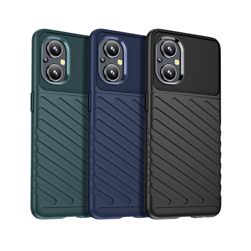 Chargez l&#39;image dans la visionneuse de la galerie, OnePlus Nord N20 - Thunder Series Twill Texture Thickened Anti-fall Protection TPU Case
