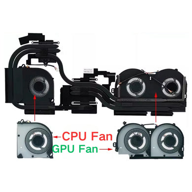 Clevo P960 / P970 / P960RC / P960RD / P960RF / P960RN / P960NC / P960ED Series - CPU & GPU Cooling Fan - Polar Tech Australia