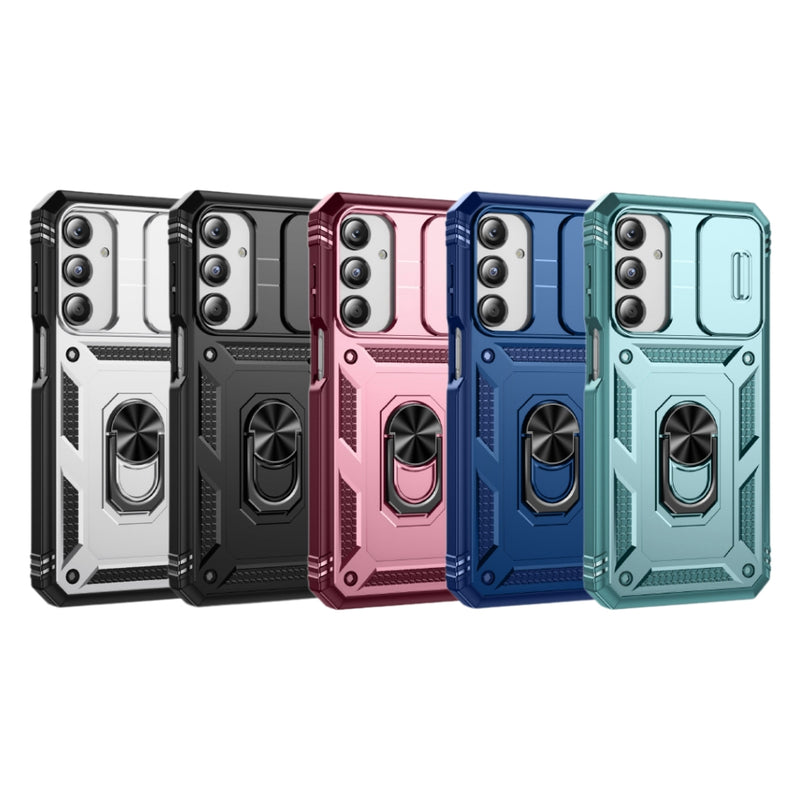 Chargez l&#39;image dans la visionneuse de la galerie, Samsung Galaxy A17 (SM-A176) - Sliding Camshield TPU + PC Phone Case with Holder
