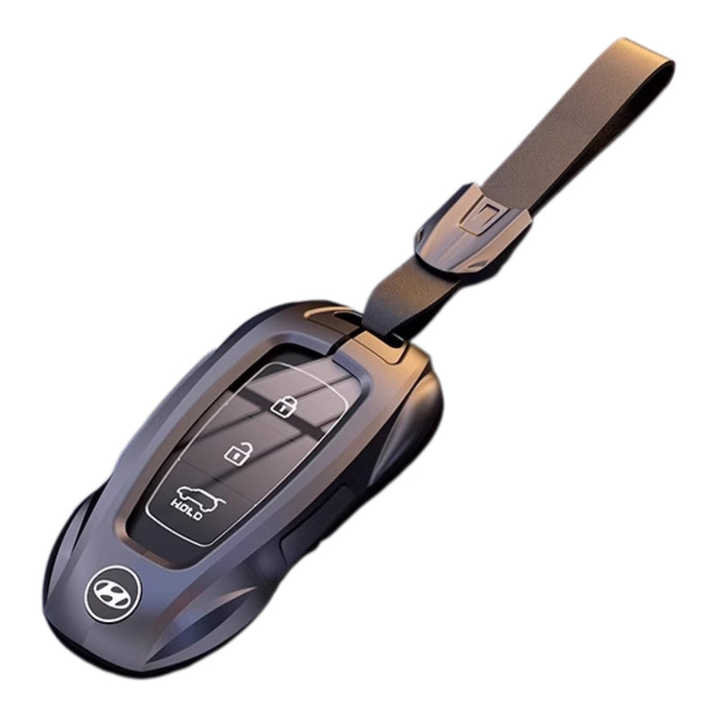 Load image into Gallery viewer, Hyundai Stylish Metal Car Key Fob Protective Case Cover For Tucson, Sport, Elantra, Santa Fe, ix35, ix25
