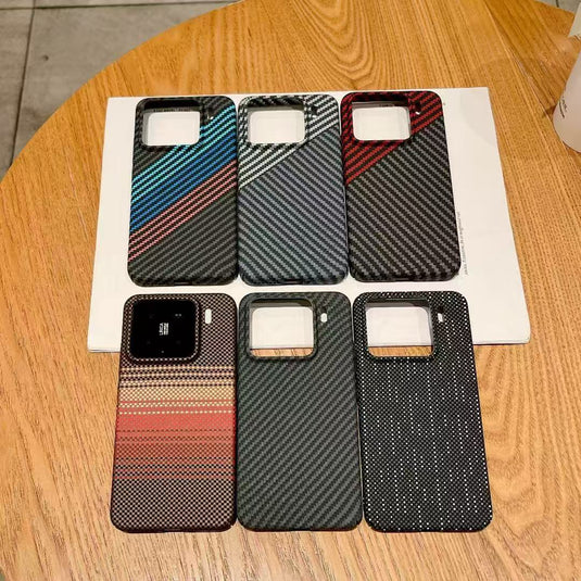 [Magsafe Compatible] Xiaomi Mi 13 / 13 Pro / 13 Ultra Series - Magnetic Built-in Kevlar-Texture Fiber Phone Case