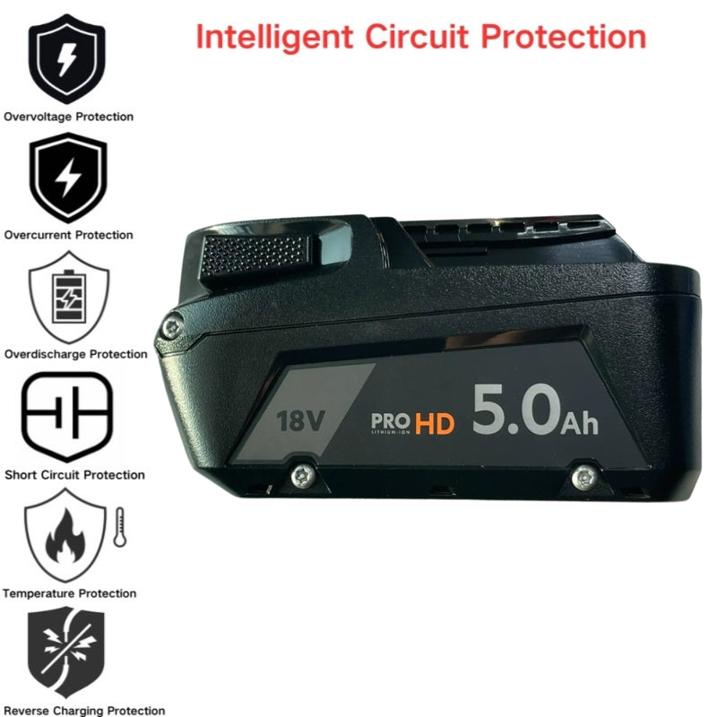 Cargue la imagen en el visor de la galería, [A18FB5] Genuine Original AEG BSB18 Series - Replacement Electrical Tool Battery - Polar Tech Australia
