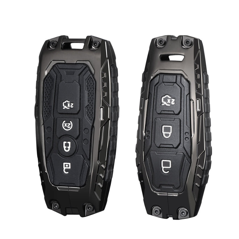 Chargez l&#39;image dans la visionneuse de la galerie, Ford Heavy-Duty Mecha Car Key Fob Case Cover For Mondeo, Focus, Mustang, Fusion, Raptor F-150, F-250, F-350, F-450, F-550, Edge, Explorer, Maverick
