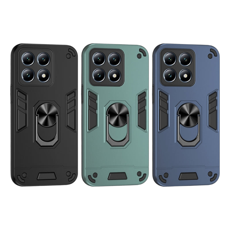 Chargez l&#39;image dans la visionneuse de la galerie, Xiaomi Poco X6 Pro - Shockproof Metal Ring Holder Phone Case - Polar Tech Australia
