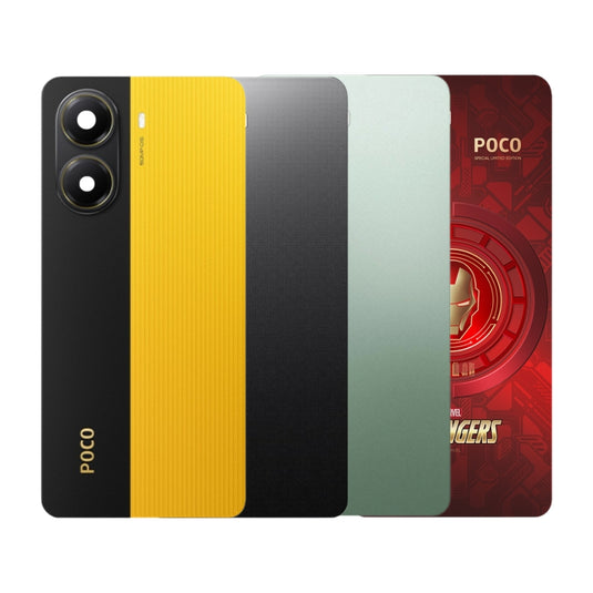 [With Camera Lens] Xiaomi Poco X7 Pro - Back Rear Battery Glass Panel Cover