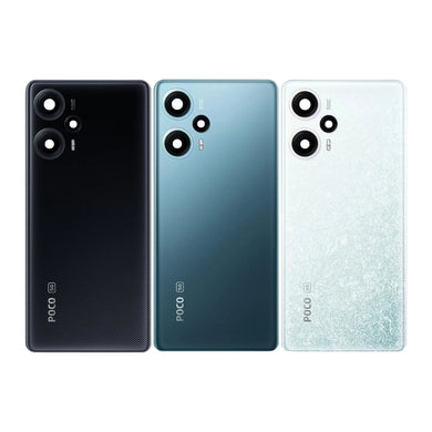 [With Camera Lens] Xiaomi Poco F5 - Back Rear Battery Glass Panel Cover