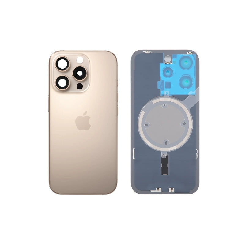 Chargez l&#39;image dans la visionneuse de la galerie, [Assembly] Apple iPhone 16 Pro - Glass Battery Back Glass Cover with Camera Lens Cover + MagSafe Magnet - Polar Tech Australia
